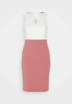 Anna Field Jersey Dress - White/Pink -Anna Field Shop 9915d3faeaa04311972bfb184ef630e4 scaled
