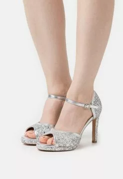 Anna Field High Heeled Sandals - Silver