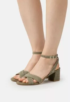 Anna Field Leather - Sandals - Khaki