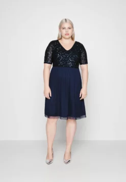 Anna Field Curvy Cocktail Dress / Party Dress - Dark Blue