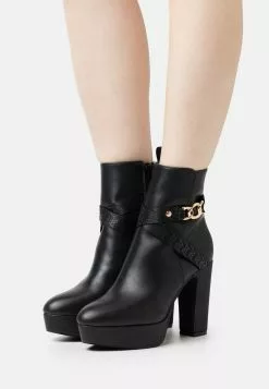 Anna Field Platform Ankle Boots - Black