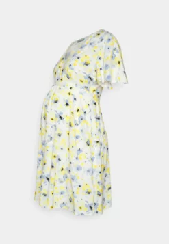 Anna Field MAMA Woven Chiffon Wrap Dress- Day Dress -White/Light Blue -Anna Field Shop a5629230fc1846ff9a39afd41bdfc9b8 scaled