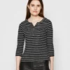 Anna Field Long Sleeved Top - Black White