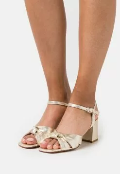 Anna Field Leather- Sandals - Gold