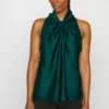 Anna Field Top - Dark Green