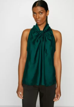 Anna Field Top - Dark Green