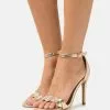 Anna Field High Heeled Sandals - Gold