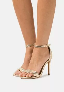 Anna Field High Heeled Sandals - Gold