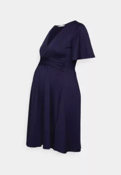 Anna Field MAMA Sleeves Wrap Waist V Flared Mini Dress- Jersey Dress - Dark Blue 4 Anna Field MAMA Sleeves Wrap Waist V Flared Mini Dress- Jersey Dress - Dark Blue -Anna Field Shop a948fc291d8440b0a47e7400b6403543 scaled