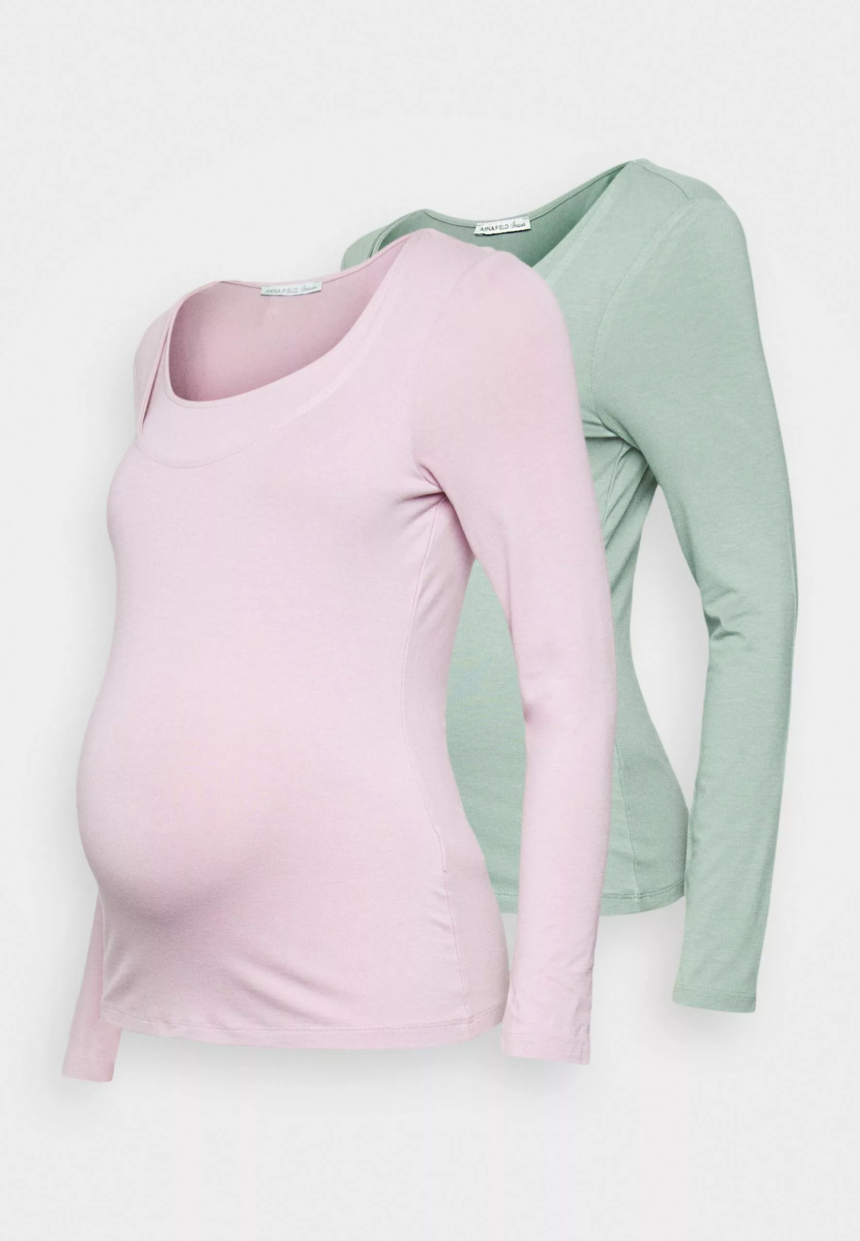 Maternity Basic Longsleeve 2 Pack - Long Sleeved Top - Pink/Light Green Anna Field MAMA Maternity Basic Longsleeve 2 Pack - Long Sleeved Top - Pink/Light Green -Anna Field Shop aa3097cc654b452191a42a513d4790a6 scaled