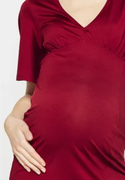 Anna Field MAMA Jersey Dress - Dark Red -Anna Field Shop af91a30b0bc14df8892df3d297fe39ea scaled