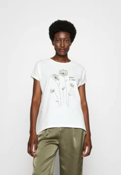 Anna Field Print T-Shirt - White