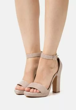 Anna Field Sandals - Rose Gold