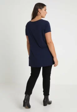 Anna Field Curvy Basic T-Shirt - Maritime Blue -Anna Field Shop b10305dcc4974df39959b6a3433f44b4