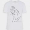 Anna Field Print T-Shirt - White