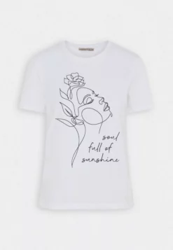 Anna Field Print T-Shirt - White