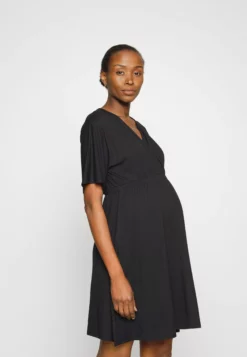 Anna Field MAMA Short Sleeves Flared Mini Dress - Jersey Dress