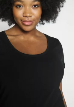 Anna Field Curvy Basic T-Shirt - Black, White -Anna Field Shop ccc88eeade69423a94704d80ab1a0e5e scaled