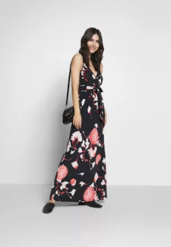 Anna Field Maxi Dress - Black/Pink -Anna Field Shop dfad552a9778483a9d56425d555bdc30 scaled