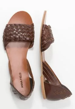 Anna Field Leather - Sandals - Cognac -Anna Field Shop e21695a5ec12496ca72fcb3a1151c769 scaled
