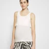 Anna Field MAMA Top - White