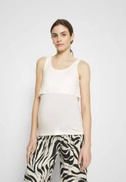 Anna Field MAMA Top - White