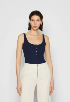 Anna Field Top - Dark Blue