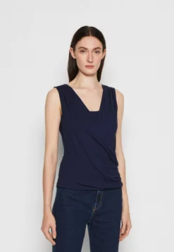 Anna Field Top - Dark Blue