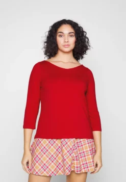 Anna Field Curvy Long Sleeved Top - Red