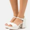 Anna Field Platform Sandals - White