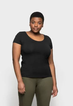 Anna Field Curvy 3Er Pack- Basic T-Shirt - Blue/Green/Black -Anna Field Shop efc034cdfefd44cf815ca5cf2d3cd21e scaled