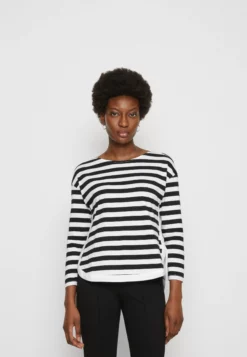 Anna Field Long Sleeved Top - White/Black