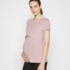 Anna Field MAMA Basic T-Shirt - Light Pink