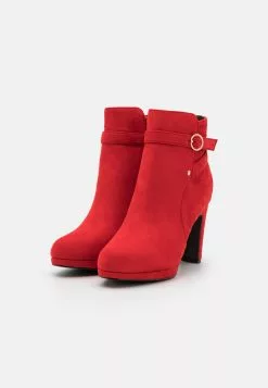 Anna Field Wide Fit Ankle Boots - Red -Anna Field Shop ff850c46f8f0405797bedaa3cdb3e4e9 scaled